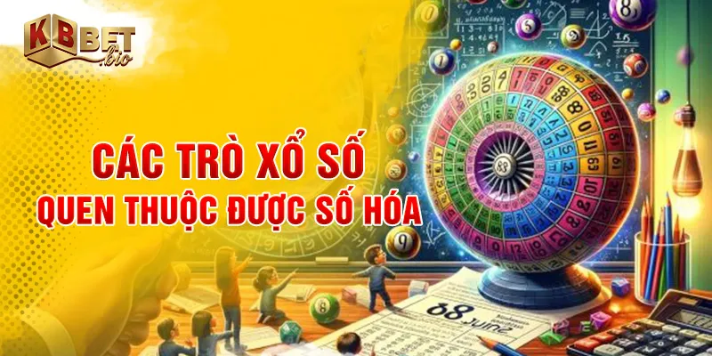 Các trò xổ số quen thuộc được số hóa