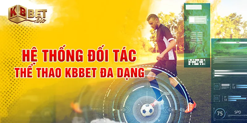 Hệ thống đối tác thể thao KBBET đa dạng