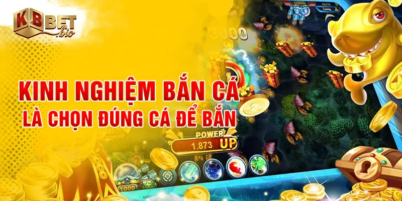 Kinh nghiệm bắn cá là chọn đúng cá để bắn