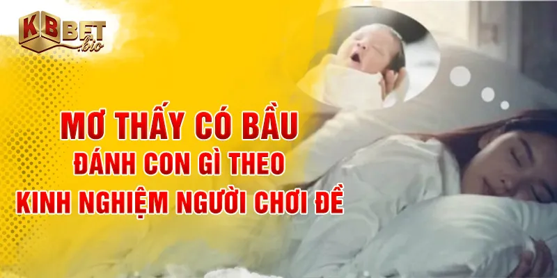 mơ thấy có bầu đánh con gì