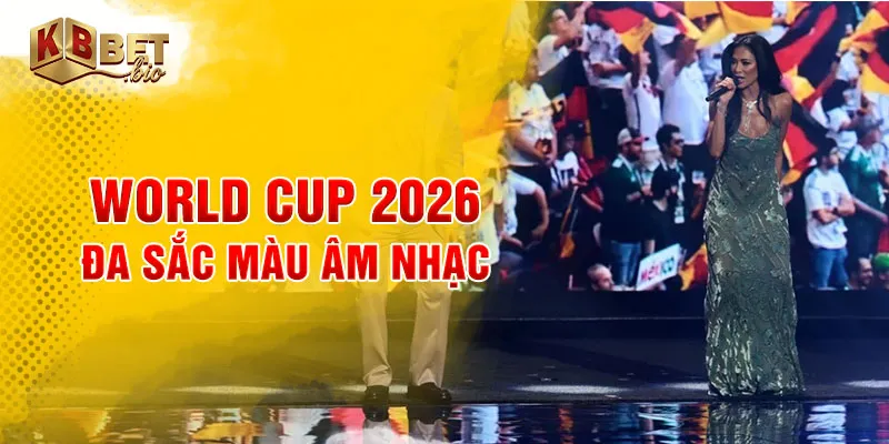 World Cup 2026 đa sắc màu âm nhạc